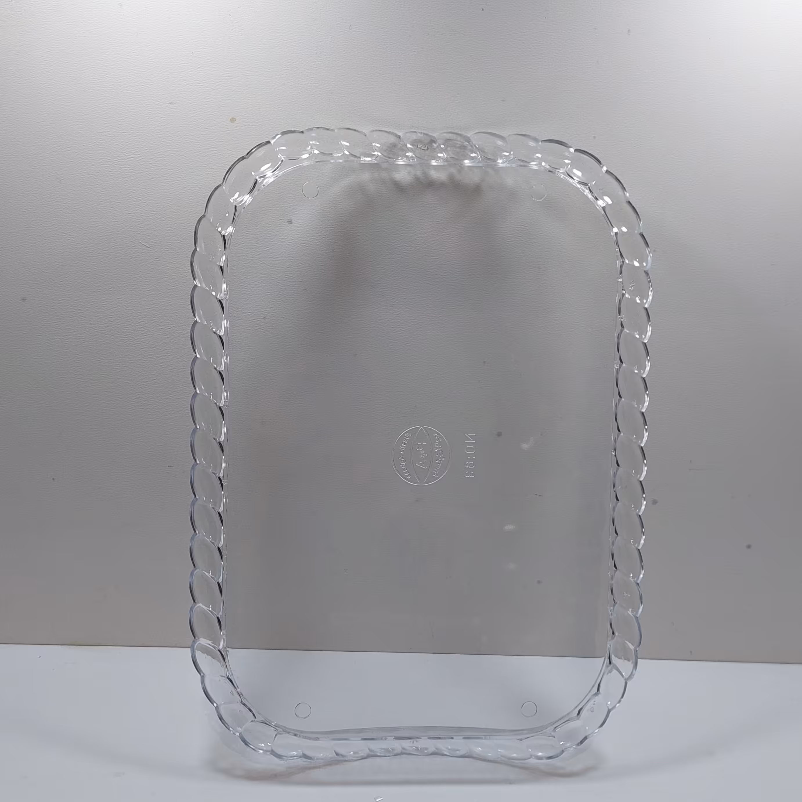 سینی کریستال بیضی طول32 کد 63