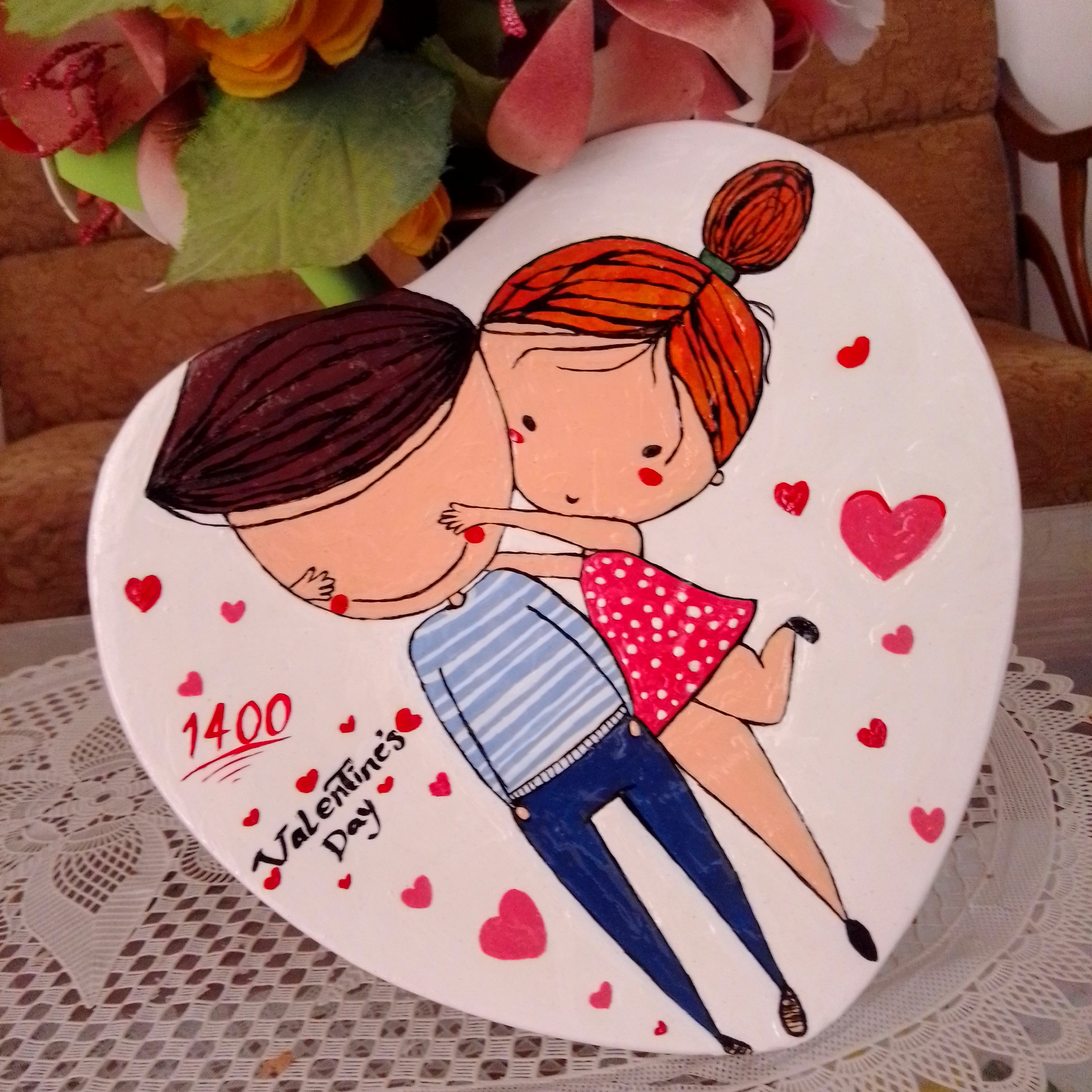 مگنت سنگی طرح Love