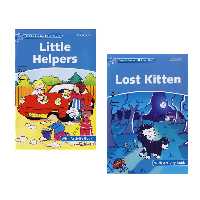 کتاب Dolphin Readers Level 1 Lost Kitten_Little Helpers اثر جمعی از نویسندگان انتشارات ابداع 2 جلدی