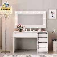 میز آرایش لامپ دار کد DMP107 - فروشگاه سه گامه