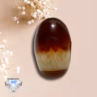 مهره عقیق کوارتز سلیمانی زیباو طبیعی