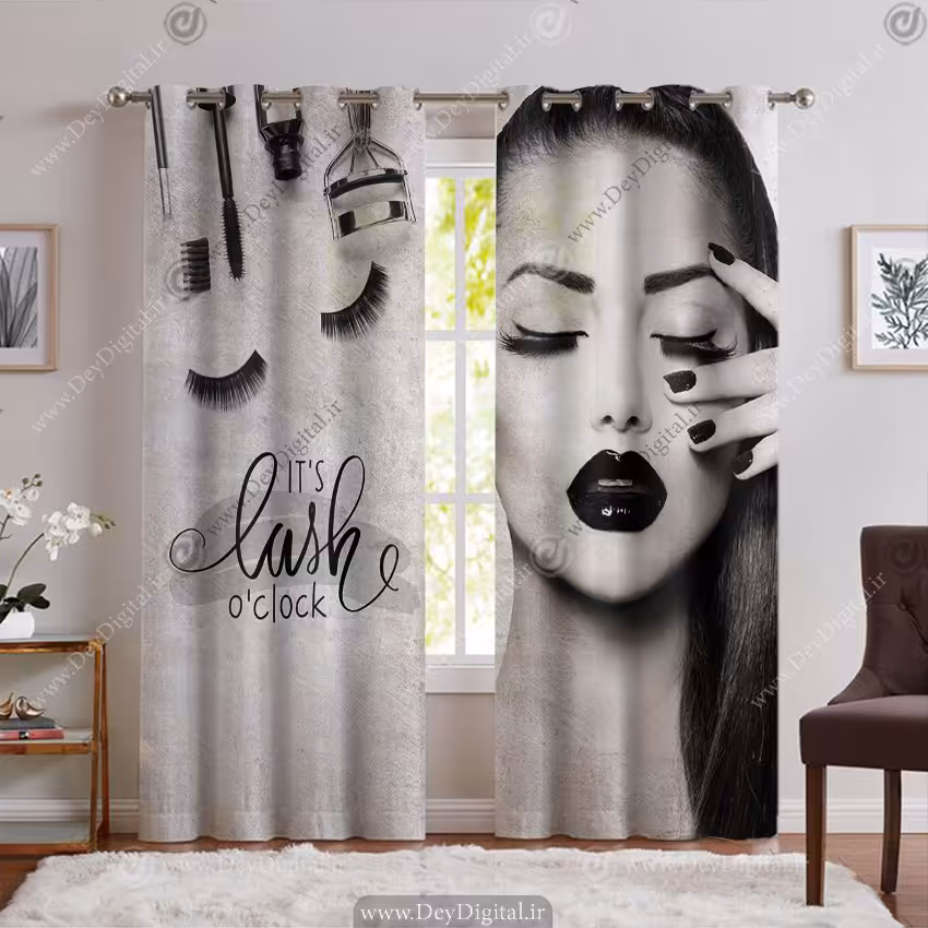 پرده برای سالن کاشت مژه PK-5736