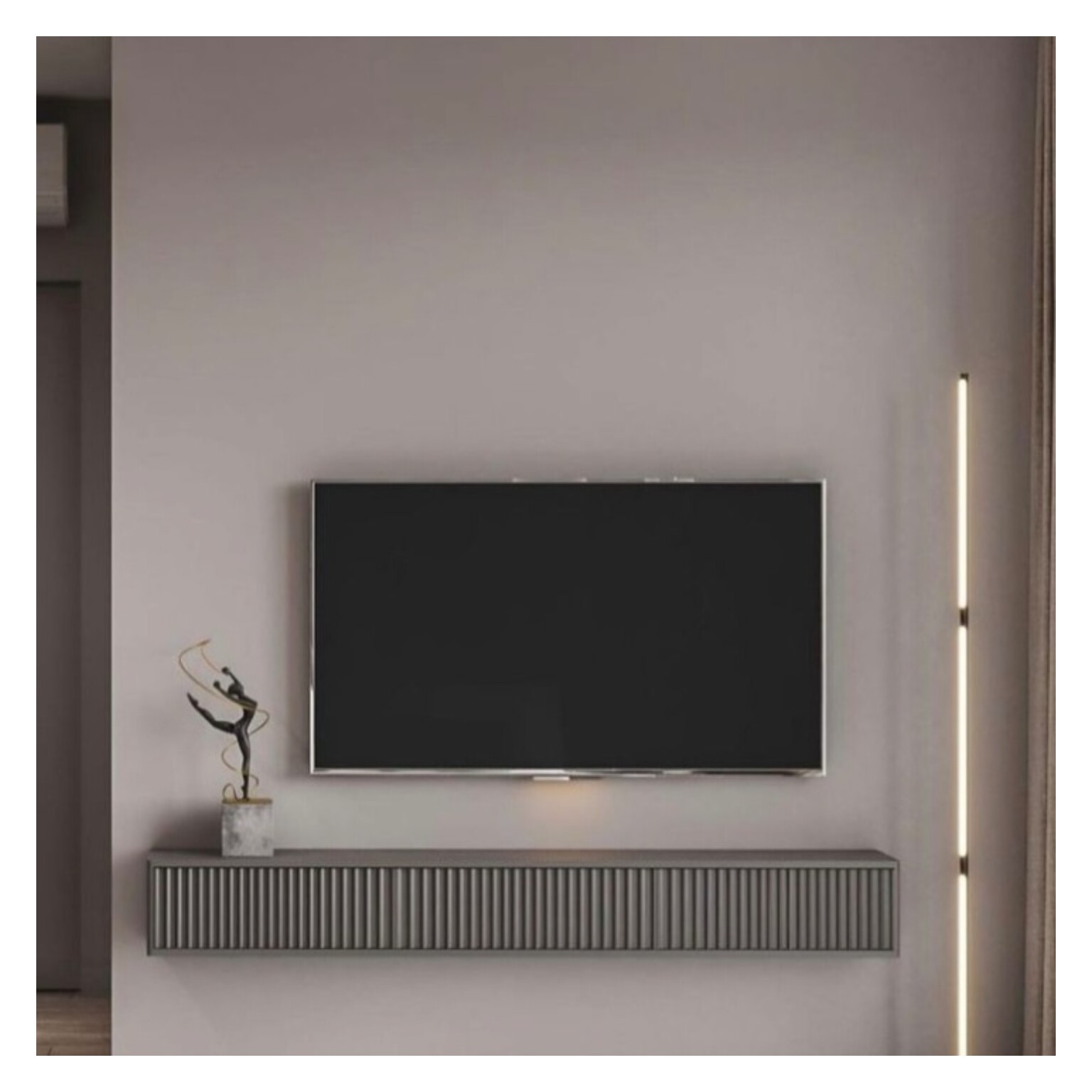 میز tvجنس  mdfباروکش وکیومی پس کرایه