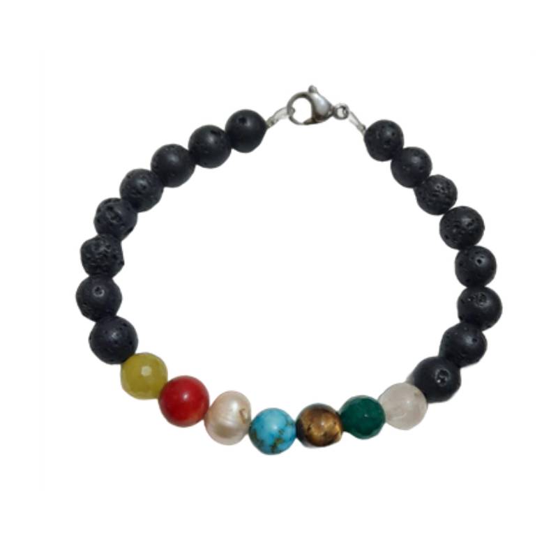 دستبند سنگ های طبیعی مدل کهکشانی کد101