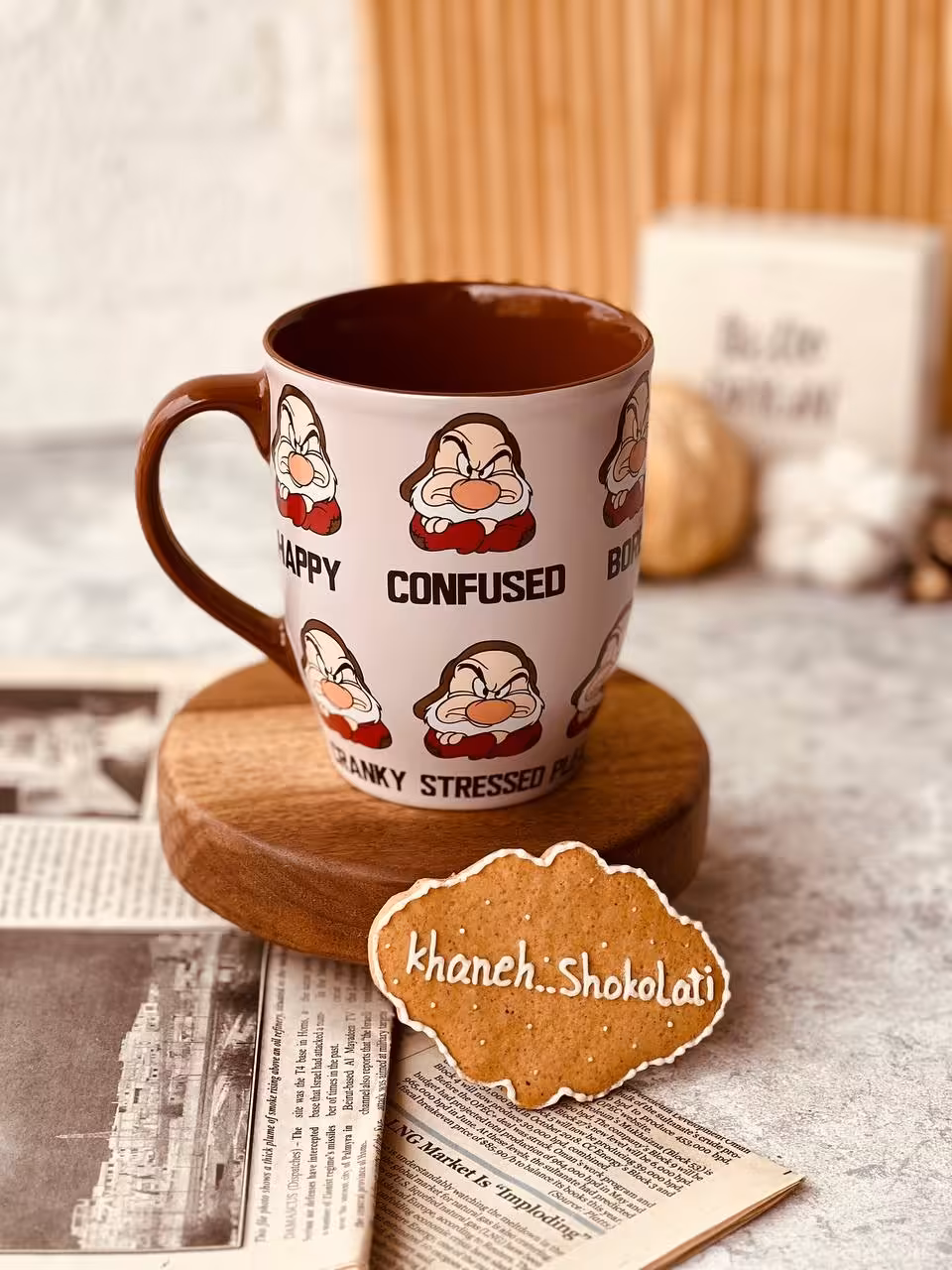 ماگ دیزنی GRUMPY اورجینال TIRED کدT753