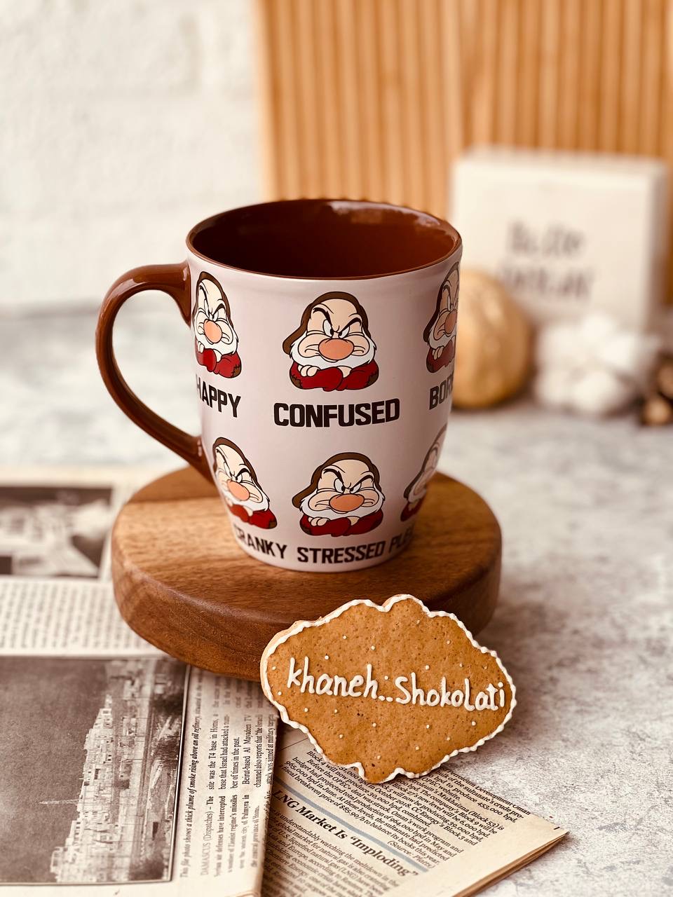 ماگ دیزنی GRUMPY اورجینال TIRED کدT753