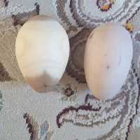 تخم‌مرغ چوبی خراطی شده مخصوص ویترین و روی میز که جنبه تزیینی دارد سایز و ابعاد آ