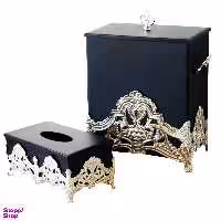 ست سطل زباله و دستمال کاغذی سالینو کد 305-307