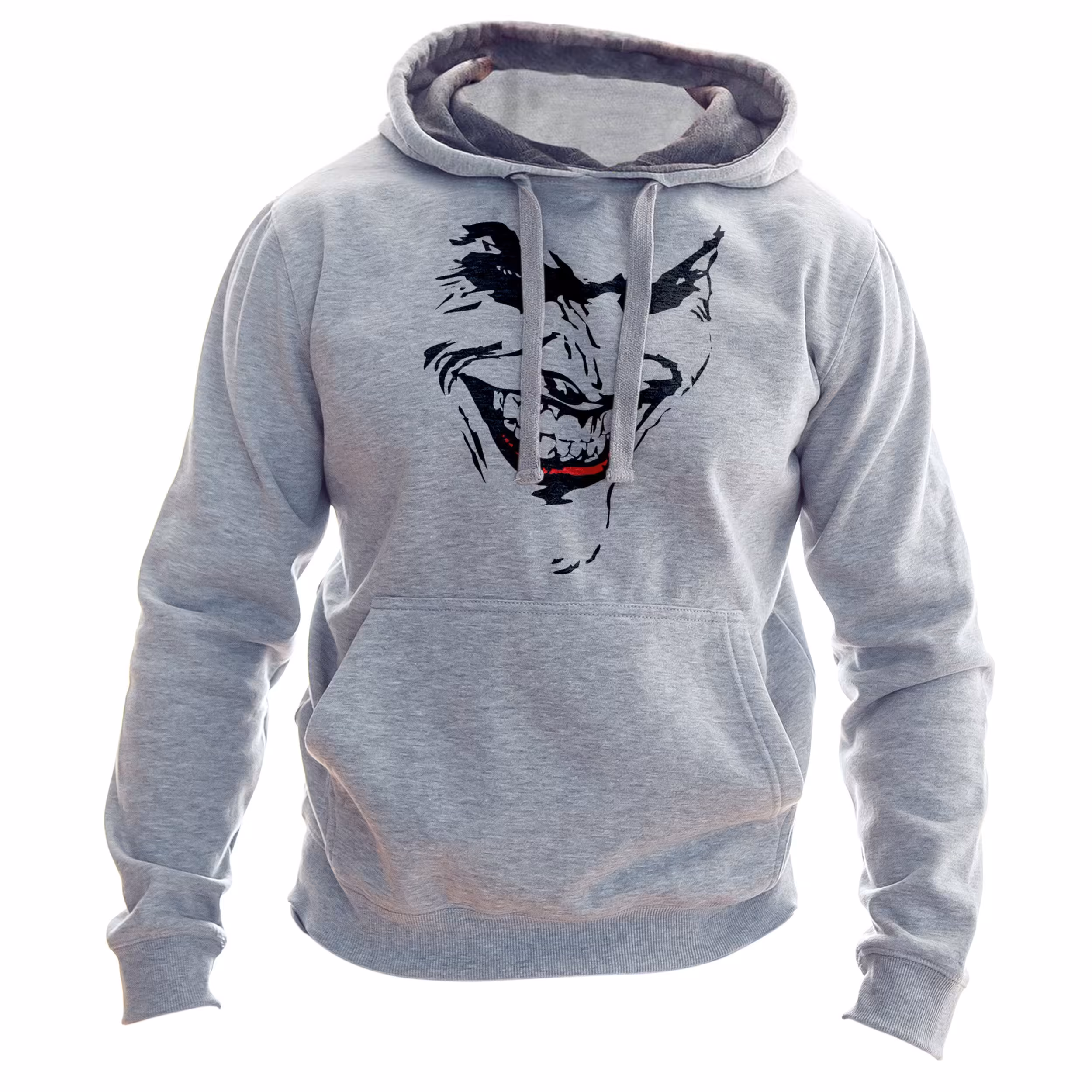 هودی طوسی ملانژ جوکر برند به رسم در سه سایز