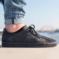 کفش کتانی پوما ایکس استمپد puma black x staple