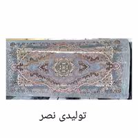 پشتی120سانت طرح سلطان زمینه طوسی پرشده با یونولیت