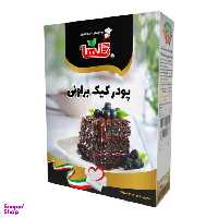 پودر کیک براونی گلها وزن 400 گرم بسته بندی جعبه