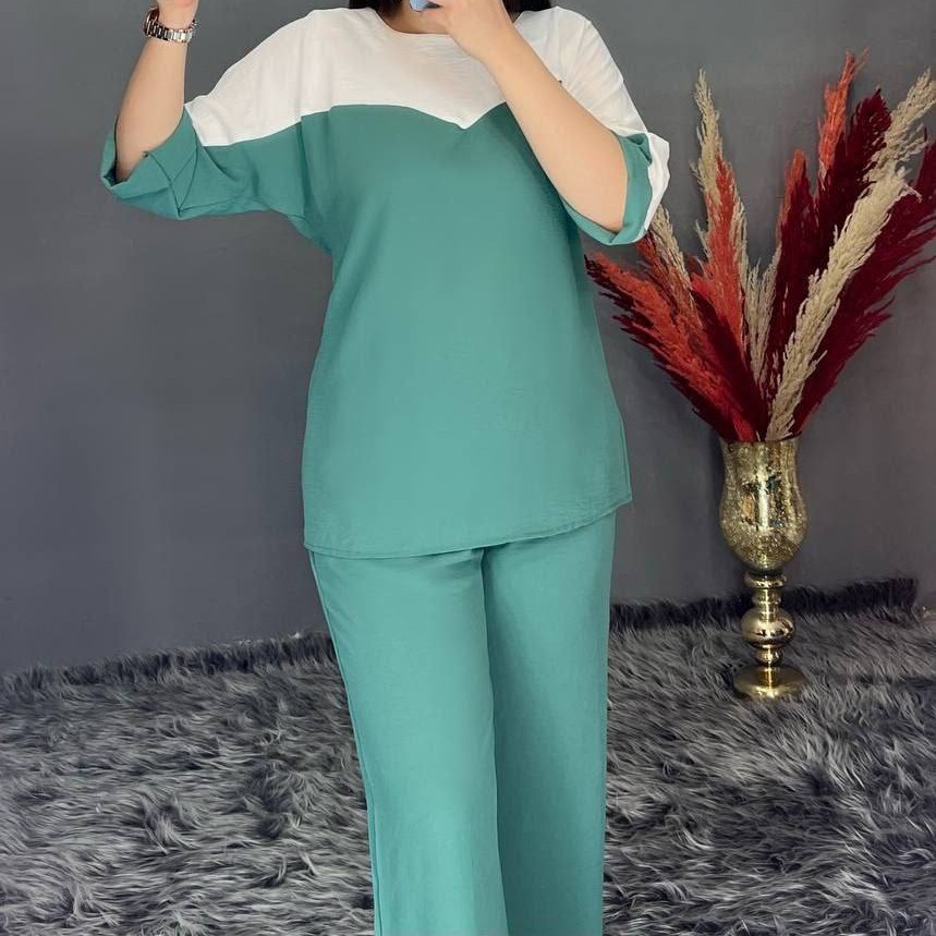 شومیز و شلوار ابروبادی تونیک و شلوار تیشرت و شلوار