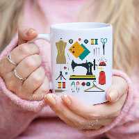 ماگ طرح خیاطی  مدیکو ماگ 