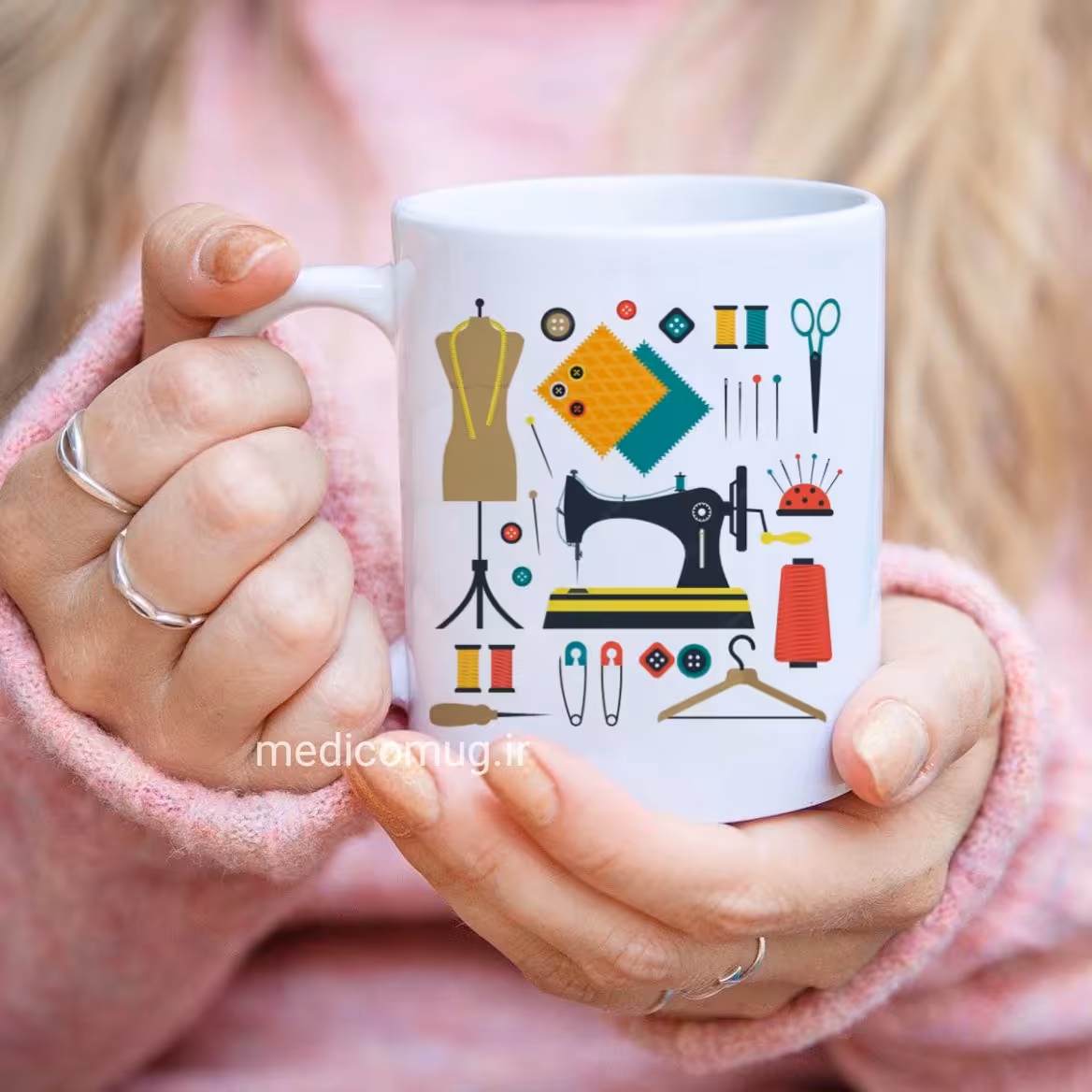 ماگ طرح خیاطی  مدیکو ماگ 