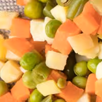 کوکتل سبزیجات سه رنگ