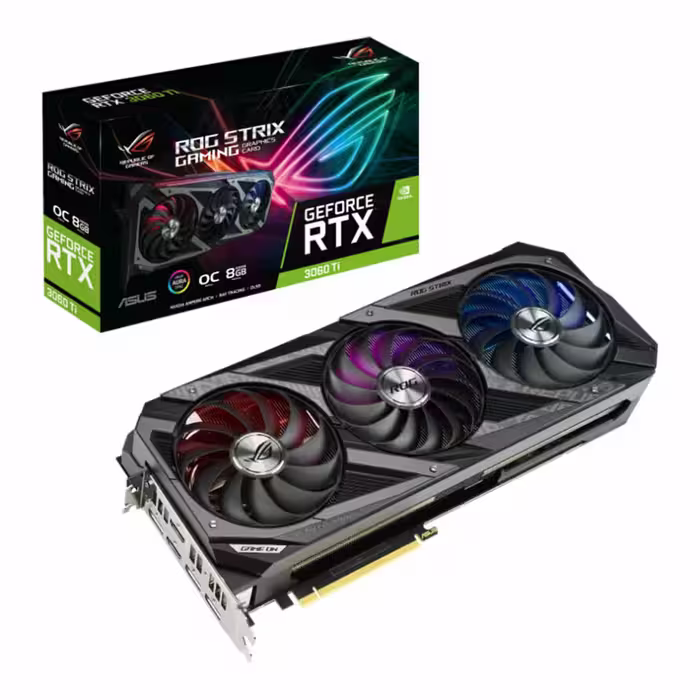 کارت گرافیک ایسوس ROG STRIX RTX 3060 TI O8G GAMING