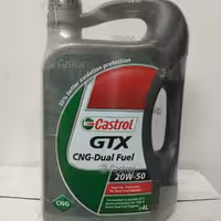 روغن موتور خودرو برند کاسترول مدل سی ان جی با ویسکوزیته 20w50 و شاخص API SJ چهار لیتری