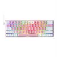 کیبورد مکانیکال گیمینگ ردراگون Redragon K617 FIZZ RGB Pink/White