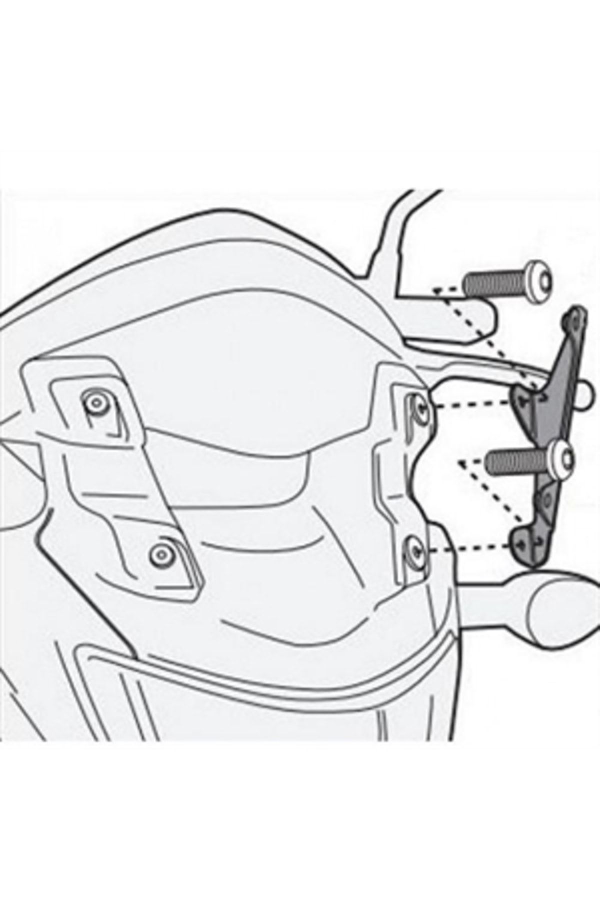 شیشه جلو موتورسیکلت D4111KITK KAWASAKI J300 14 20 اتصال بادگیر باد Givi