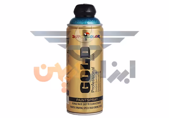 اسپری رنگ متالیک سبز آبی m690 دوپلی کالر گلد