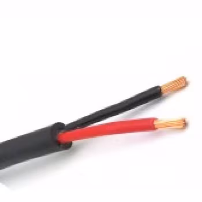 کابل افشان  0.75 دو رشته  مس   لامع حلقه 100 متری