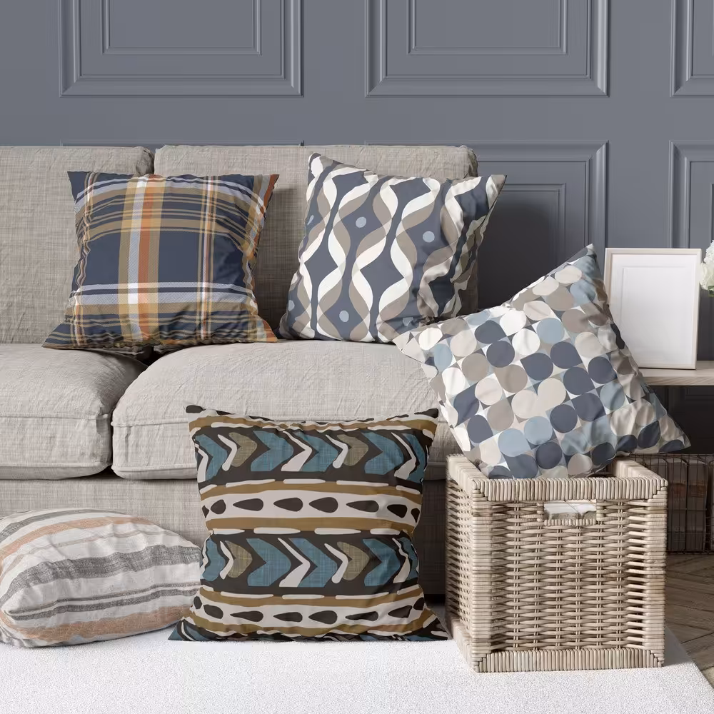 ست کوسن 5 تکه مخمل کد       20