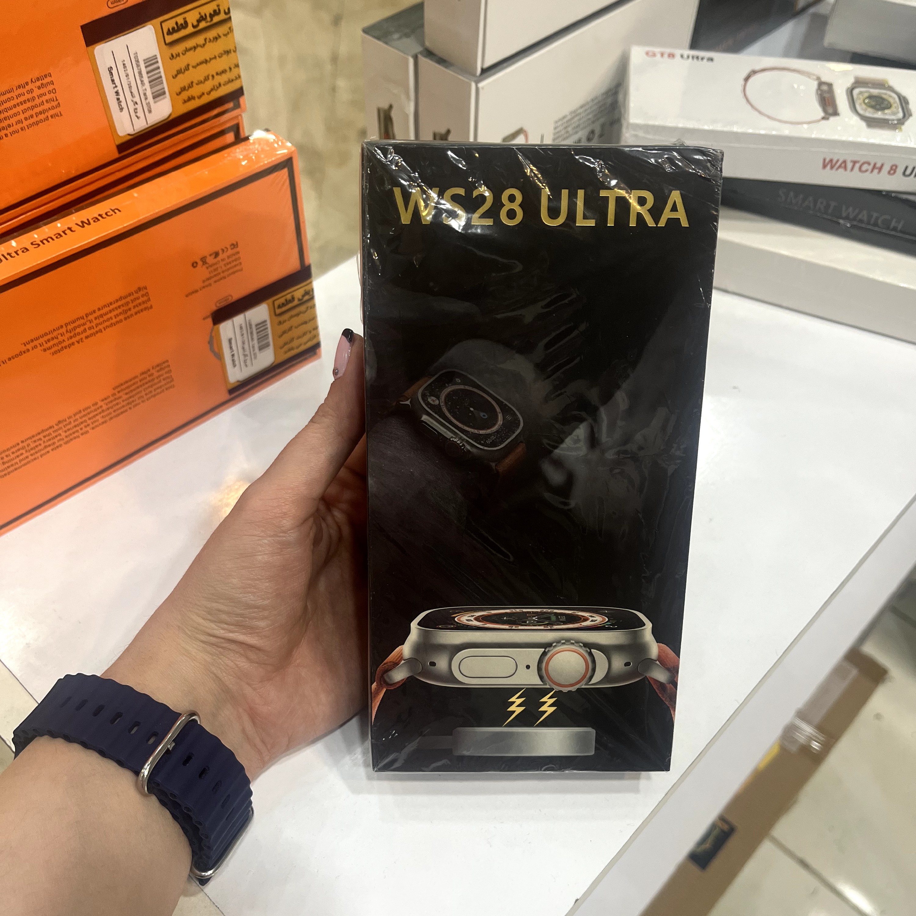 سری 8 اولترا ساعت هوشمند طرح اپل مدل اولترا  ultra ws28