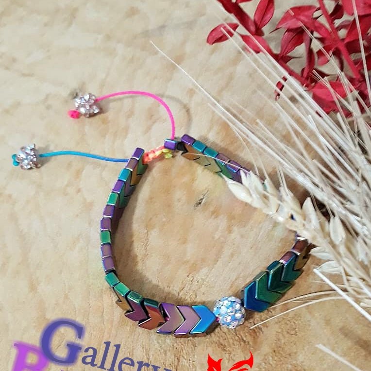 دستبند حدید هفت رنگ