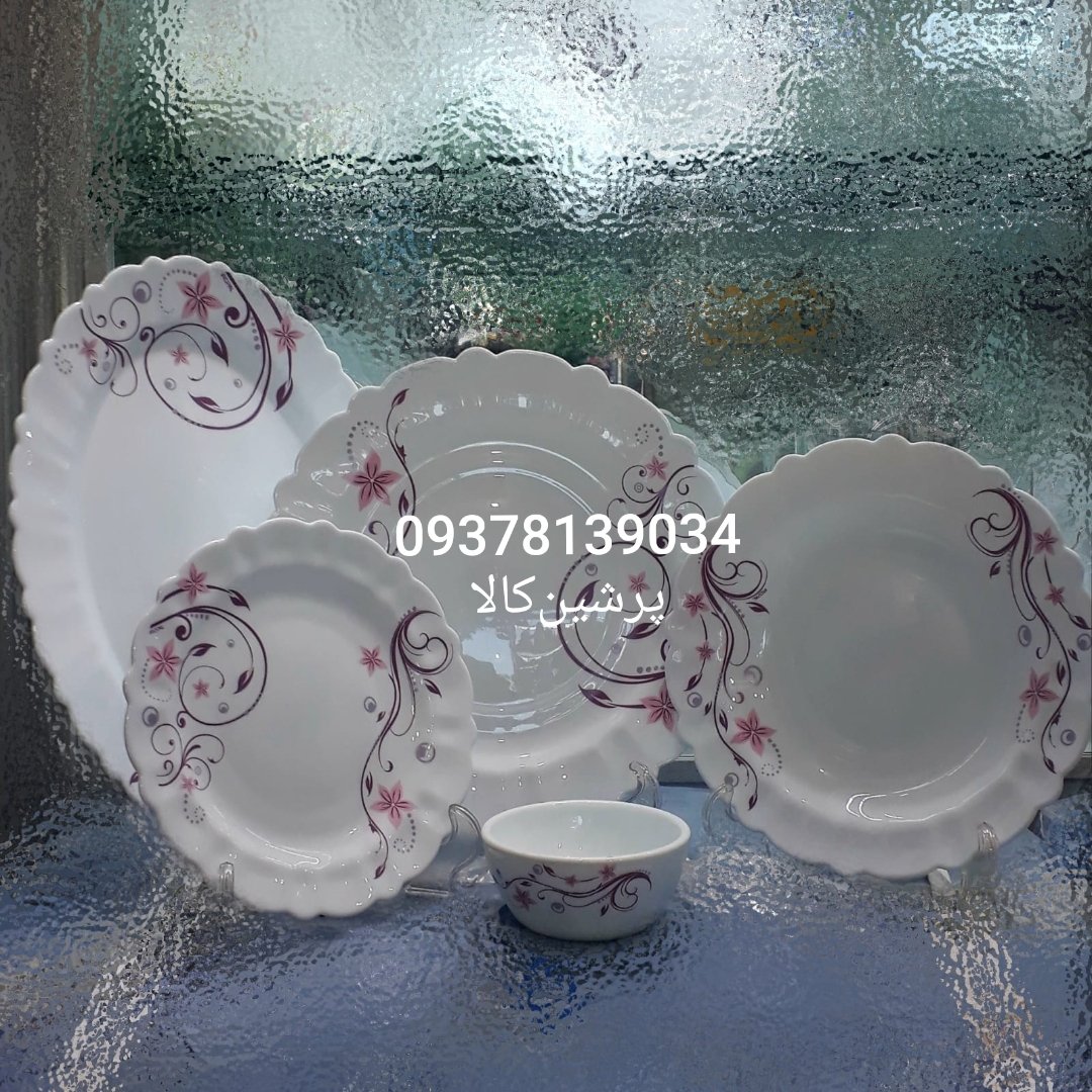 سرویس آرکوپال 25پارچه آیروپال طرح یگانه بنفش