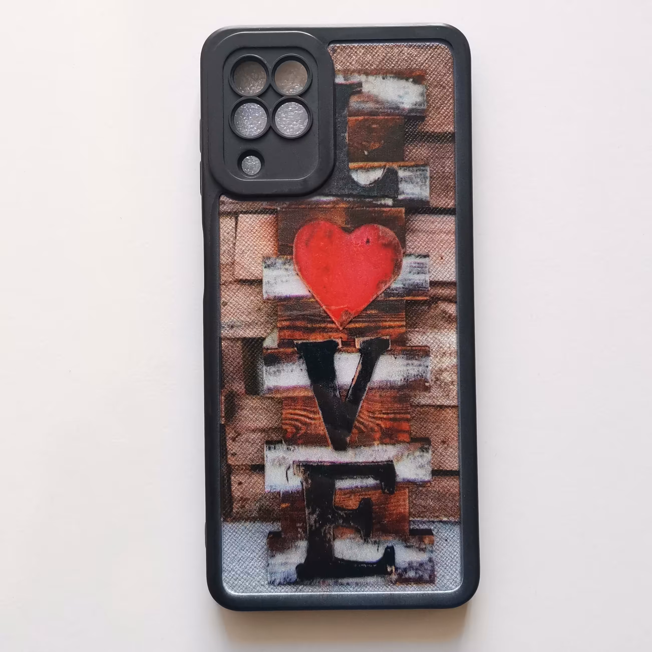 قاب طرحدار ژله ای LOVE گوشی سامسونگ A22 4G یا A225F