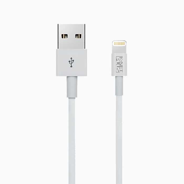 کابل شارژ لایتنینگ آیفون  1.2M کی نت پلاس Knet Plus IPHONE Cable-KP-CAM2LI12