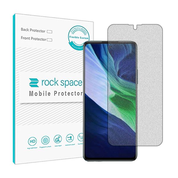 گلس اینفینیکس Note 10 مدل نانو هیدروژل گیمینگ برند راک اسپیس کد 15837