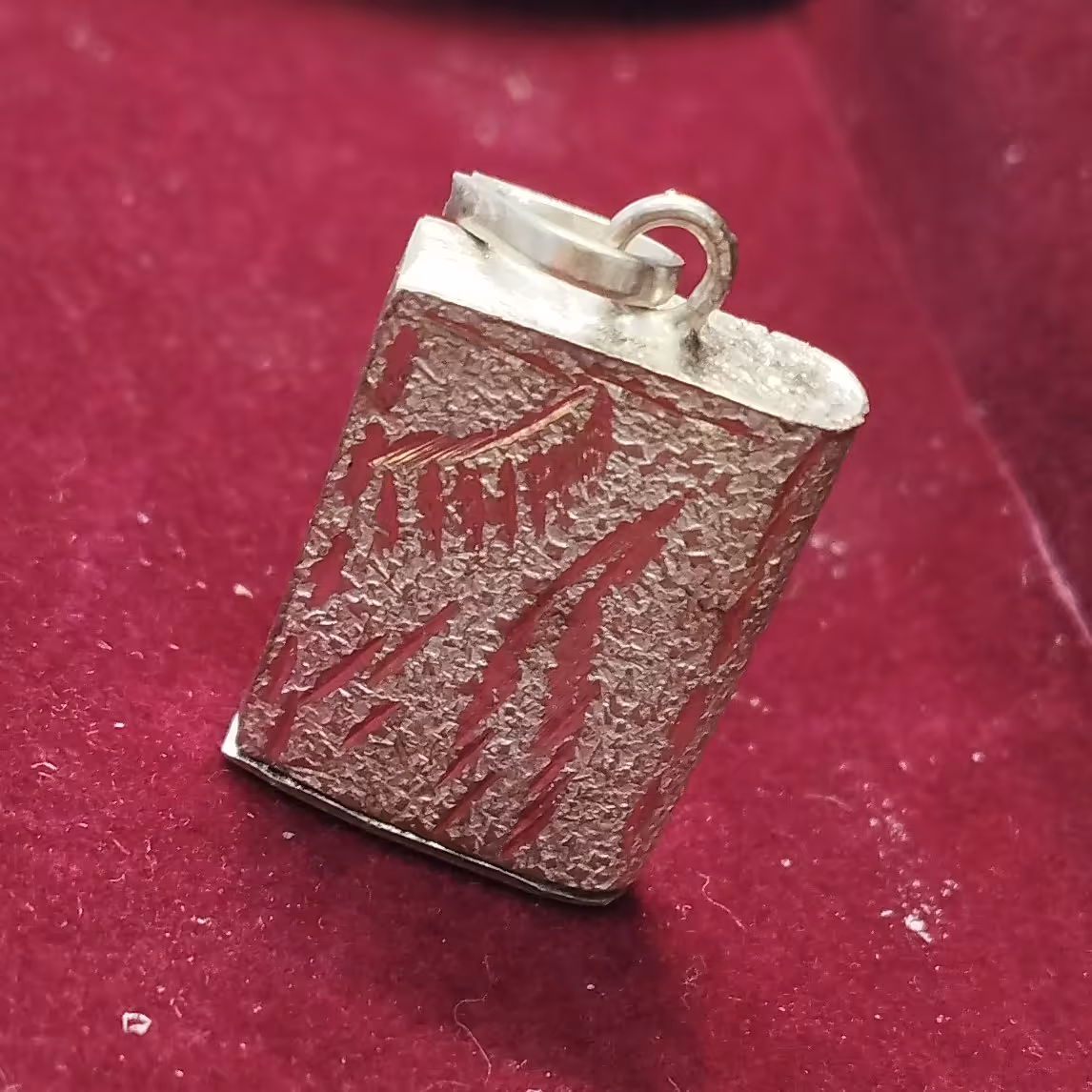 پلاک حرز نقره طرح مستطیل کد1