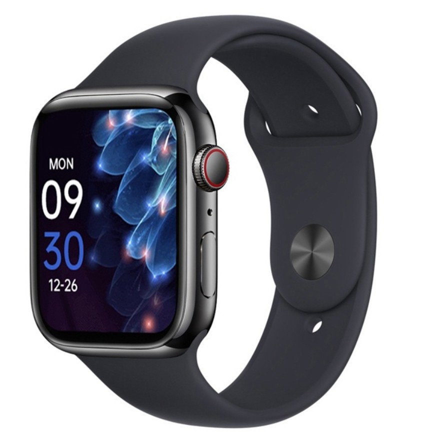 ساعت هوشمند  سری 7،مدلWHACH x7max
دارای  صفحه مستطیل،نگه  داری  سایز 44mm
دارای کارکرد رسمی،ورزشی،روزمره