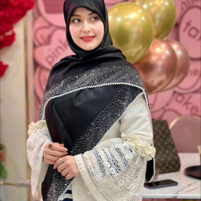 روسری نگین مروارید