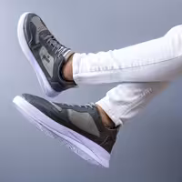 کفش فندی طوسی مردانه مدل Vidash