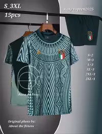 کیت تیم ملی فوتبال ایتالیا کانسپت topten (پیراهن شورت) ورژن هواداری