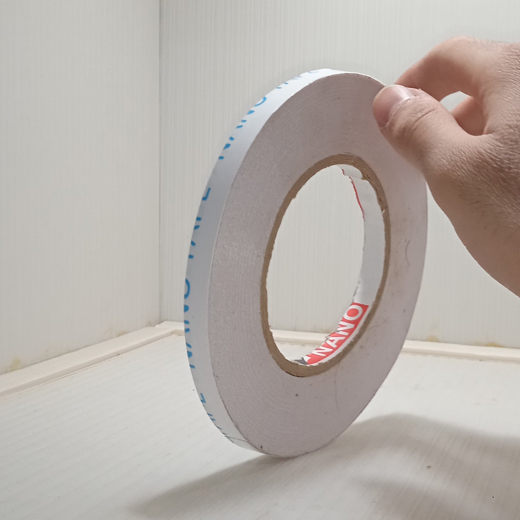 چسب سلولزی یک سانتی برند NANO TAPE طول 50 متر بیرنگ