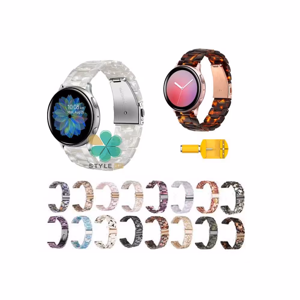 بند ساعت سامسونگ Samsung Galaxy Watch Active 2 مدل رزینی