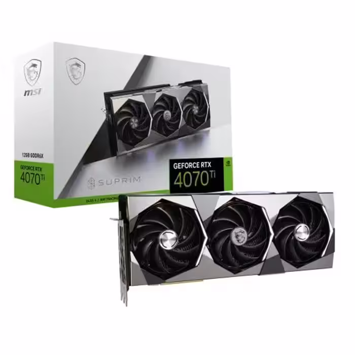 کارت گرافیک ام اس ای MSI RTX 4070 Ti SUPRIM 12G
