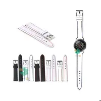 بند چرم ساعت سامسونگ Samsung Galaxy Watch 46mm مدل دوخت رنگی