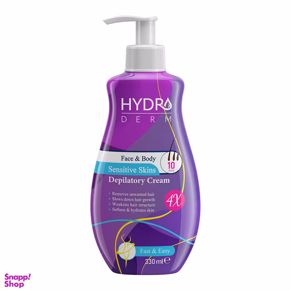 کرم موبر صورت و بدن بانوان هیدرودرم مدل Sensitive حجم 330 میلی لیتر