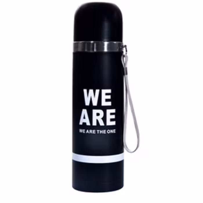 فلاسک نیم لیتری طرح we are