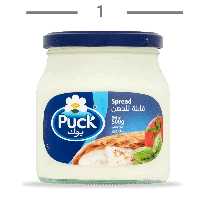 پنیر خامه ای پوک Puck ساخت بحرین وزن 500 گرم
