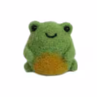 عروسک الیافی کیوت قورباقه و جاسوییچی