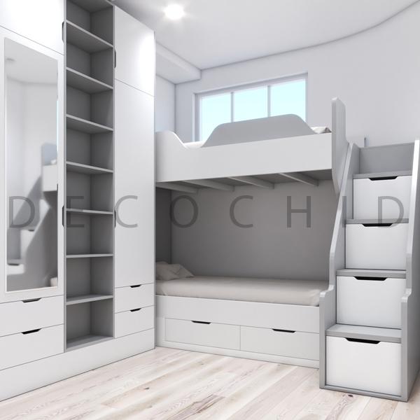 تخت خواب دو طبقه D.1060