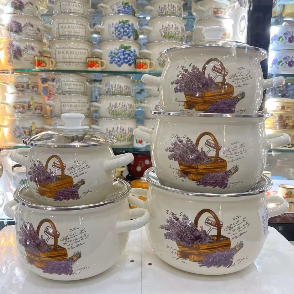 سرویس 10 پارچه لعابی