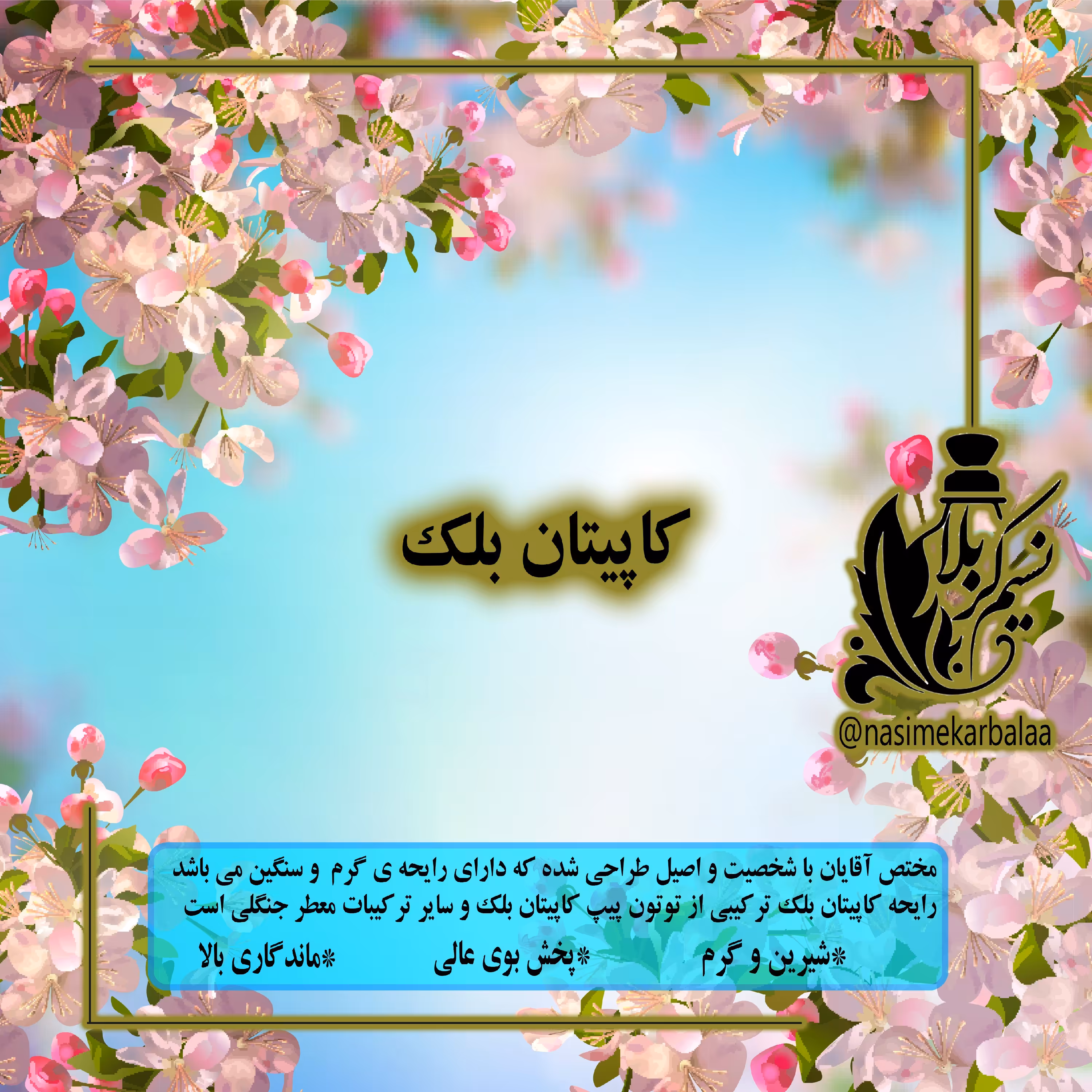 عطر کاپیتان بلک درجه یک (یک گرم)