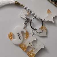 جاکلیدی حروف انگلیسی آویز دار رزینی